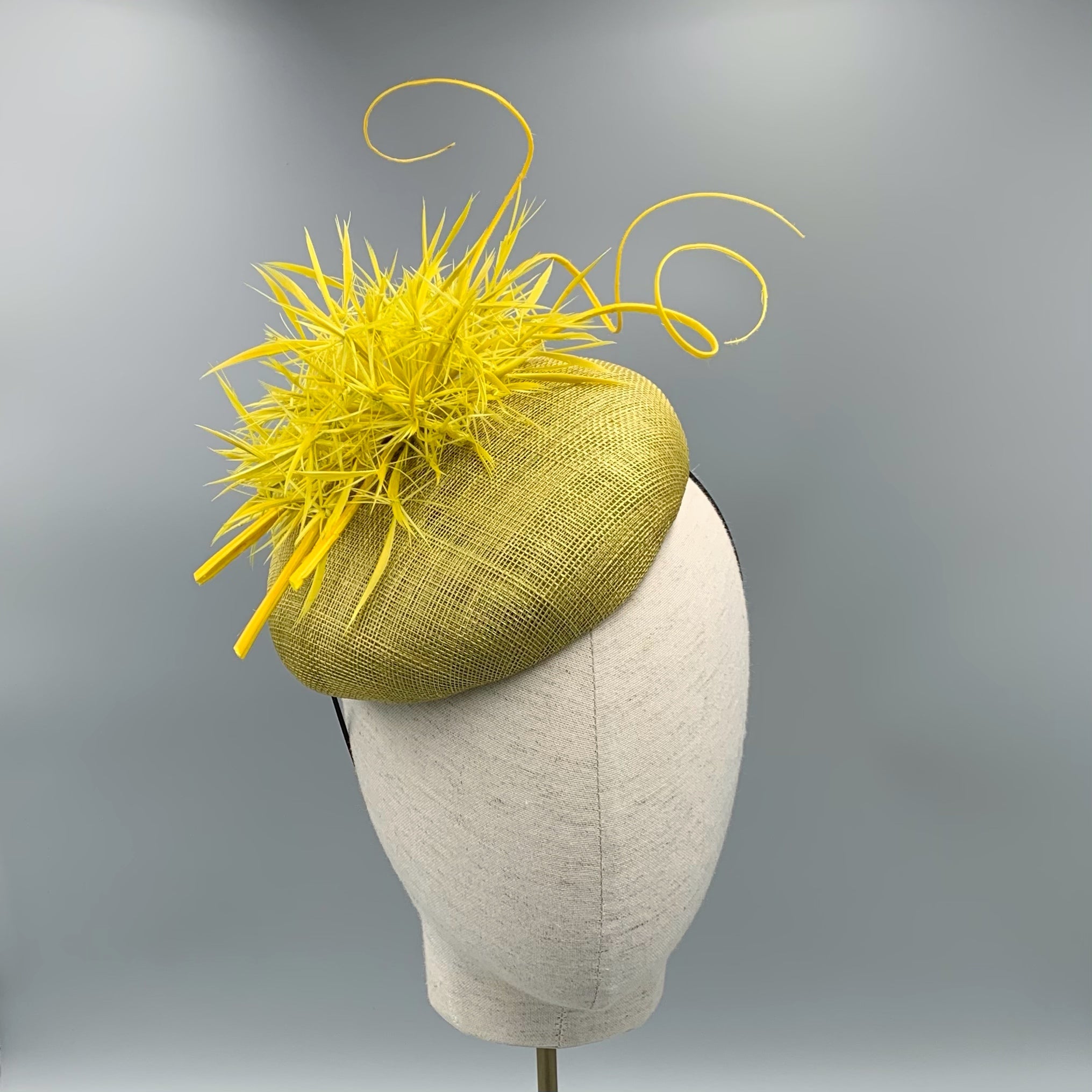 Chartreuse hat