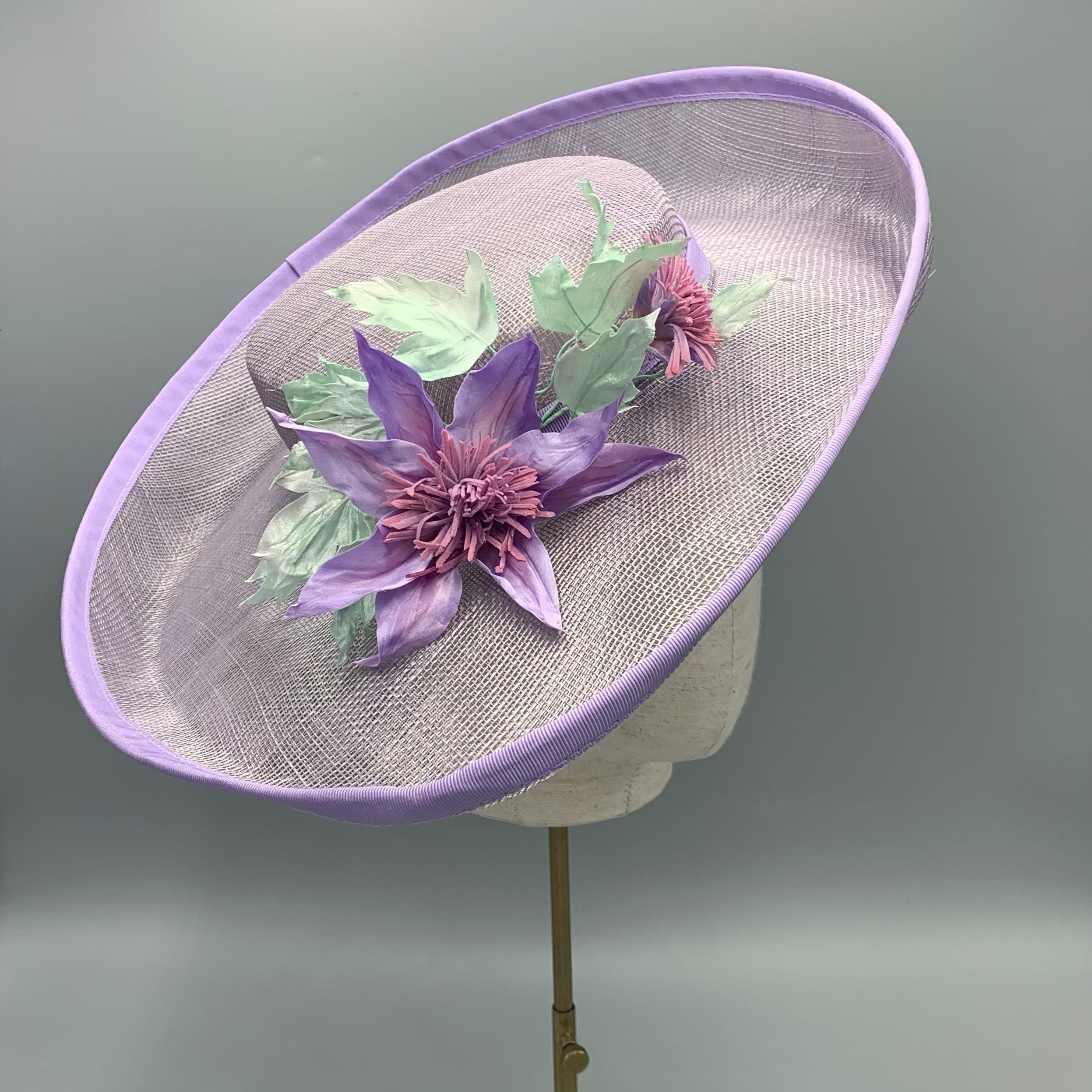 lilac ascot hat