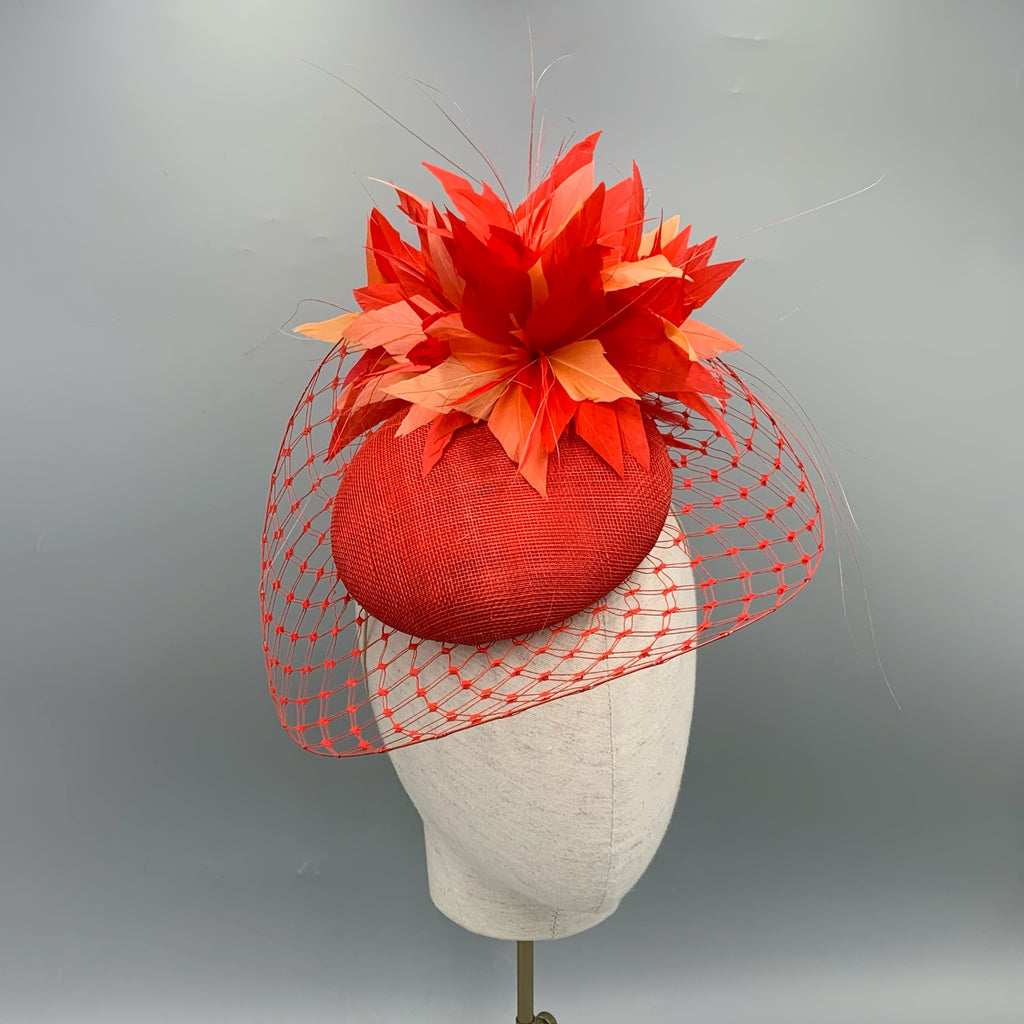 red ascot hat