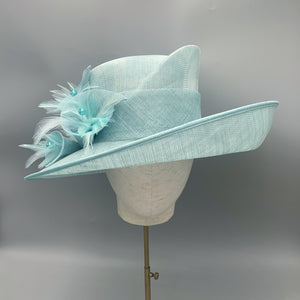 duck egg wedding hat